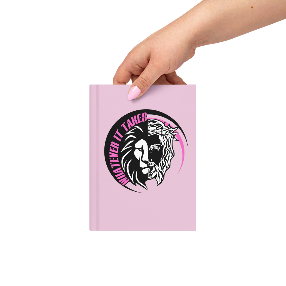 Whatever It Takes - Pink Hardcover journal matte